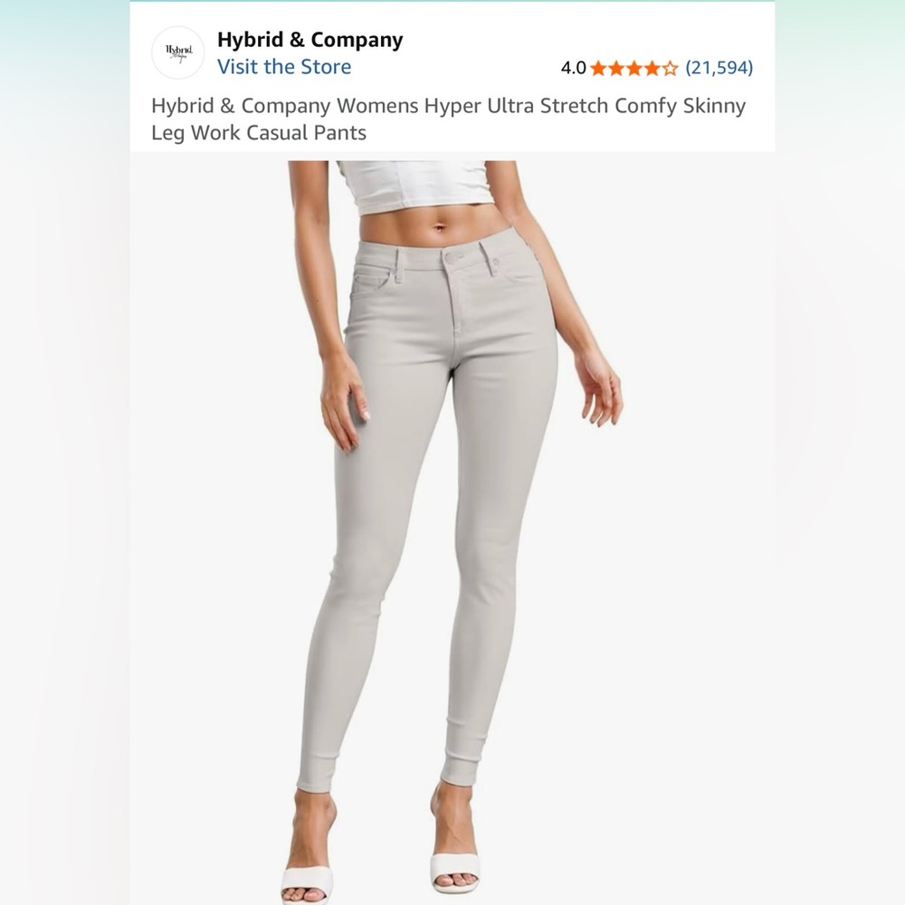 Hybrid & Company Women's Butt Lift Stretch Denim Jeans.